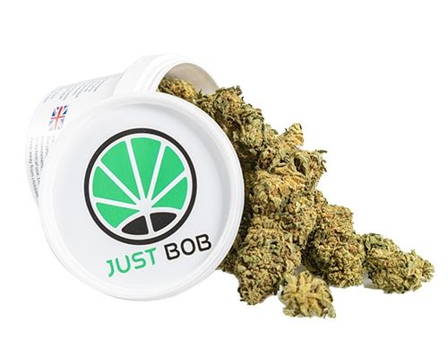 Packeging of CBD Weed with Dos Si Dos legal cannabis inside