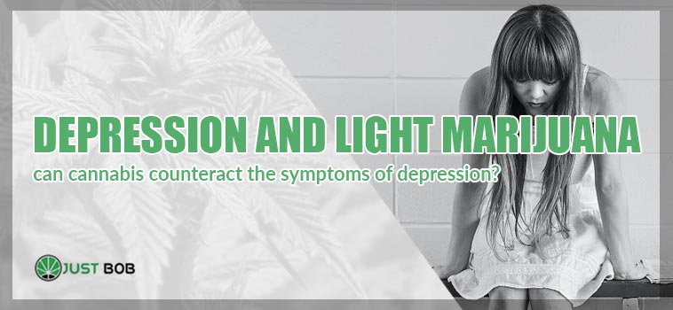 depression and light marijuana article cover