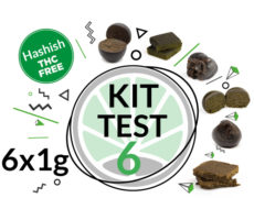 Kit Test 6 with 6 CBD hash products 