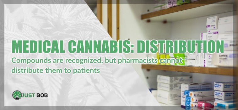 distribution of cannabis high cbd