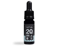 Bottle of CBD Oil 10 ml 20% - Sativa 
