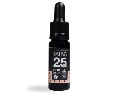 sativa-cbd-oil-25 Bottle of CBD Oil 10 ml 25% - Sativa