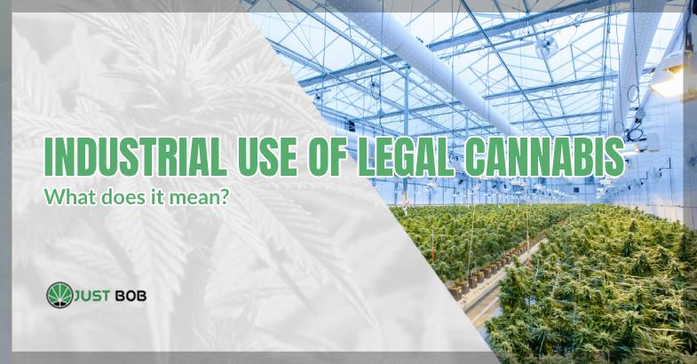 Industrial use of legal cannabis